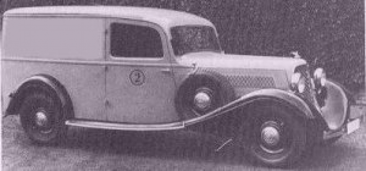 1929 Lieferung mit Auto / Schmidts Märkte / Südschwarzwald